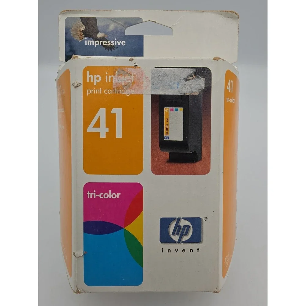 NEW Genuine HP 41 Tri-Color Inkjet Print Cartridge 51641A Hewlett Packard